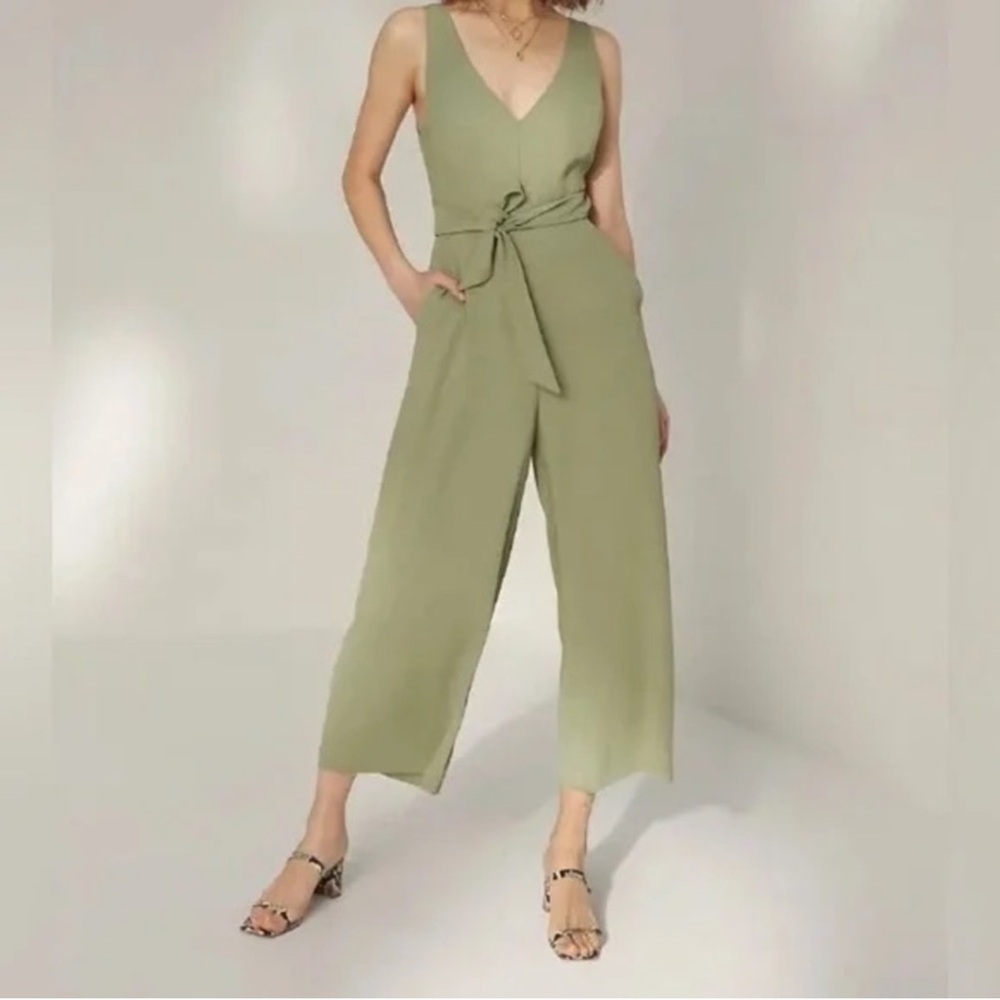 Aritzia Wilfred Ecoulement jumpsuit in sage green. Size 2.